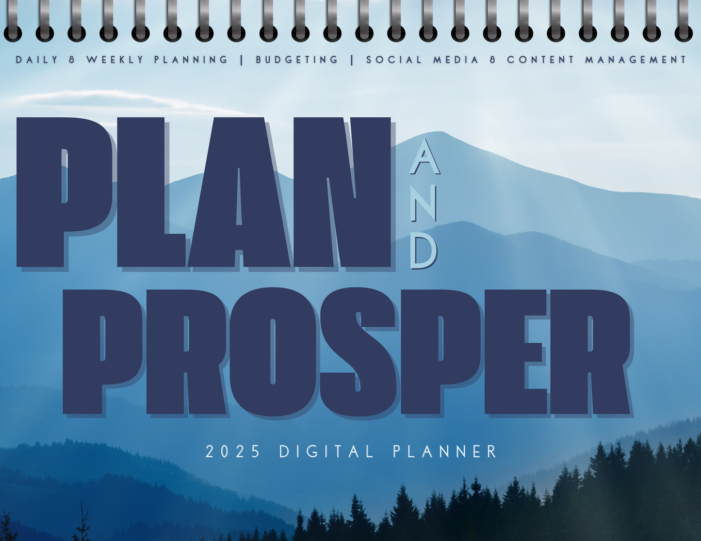2025 Plan & Prosper Digital Planner